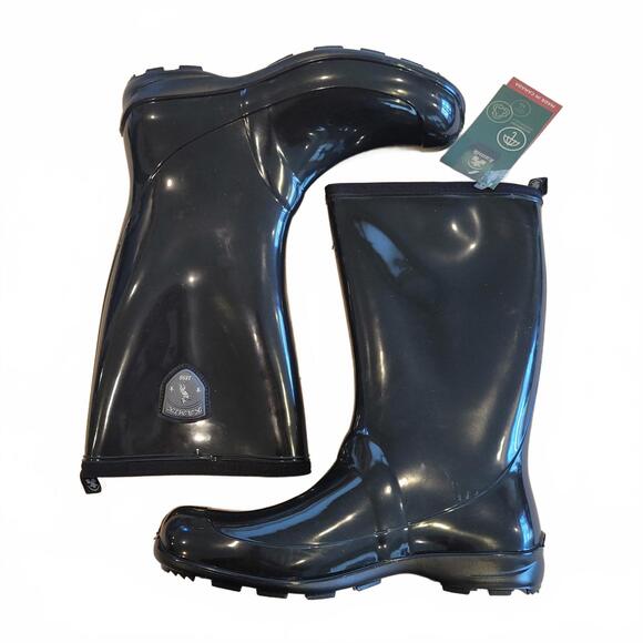 Kamik Women's Black Rain Boots, Size 10, New w-tags/box - Picture 4 of 7